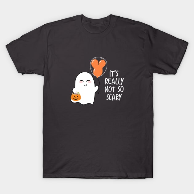 Not So Scary Ghost Halloween T-Shirt by xxkristen